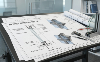 שרטוט אלומיניום ומסגרות