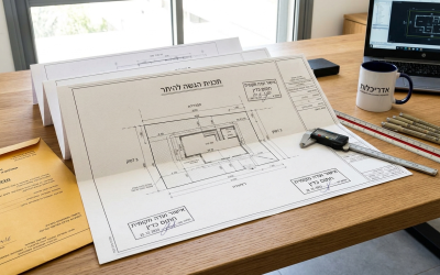 שרטוט ממדים להיתר