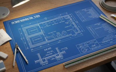 שרטוט חדר טרנספורמציה